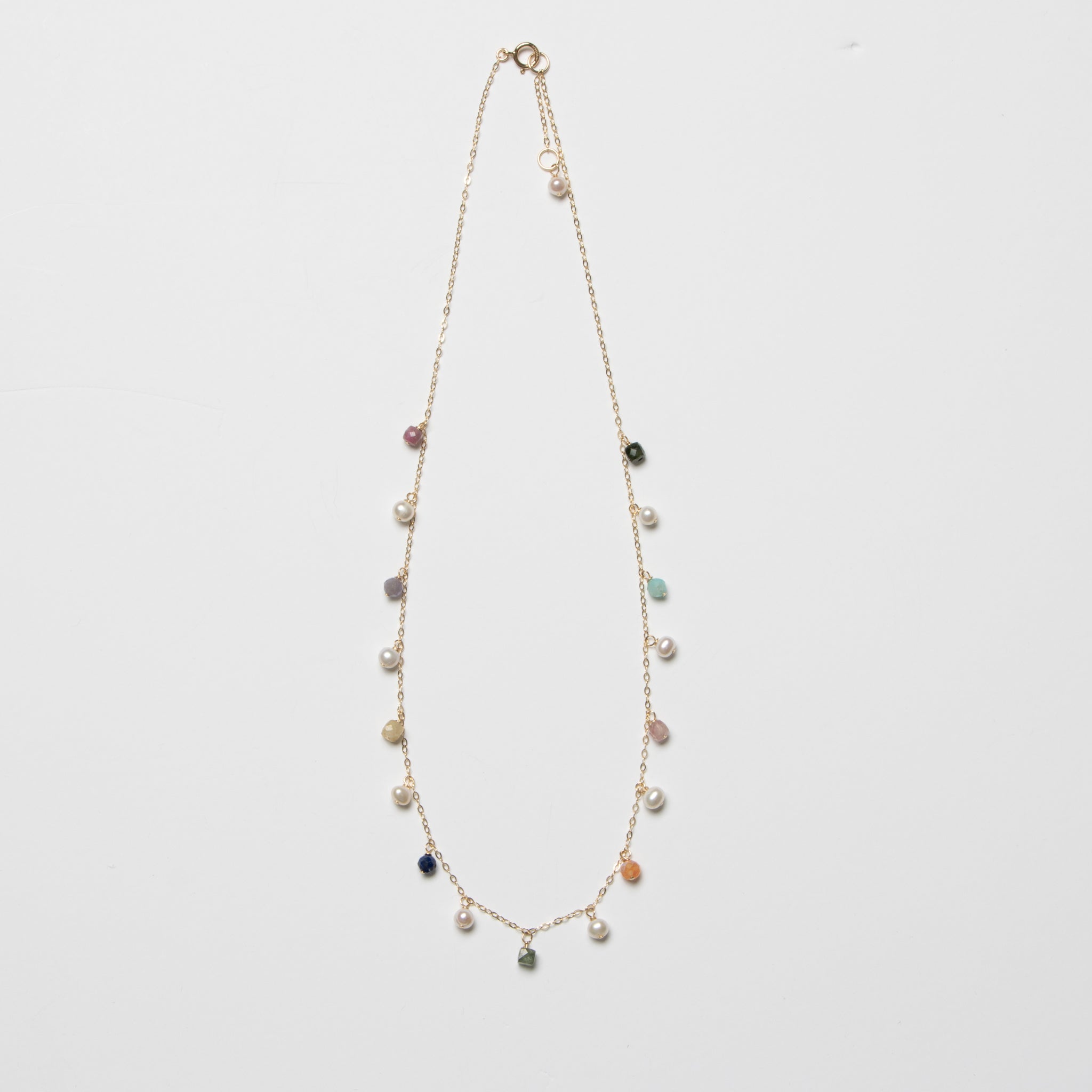Happy Pearls & Tourmaline Necklace