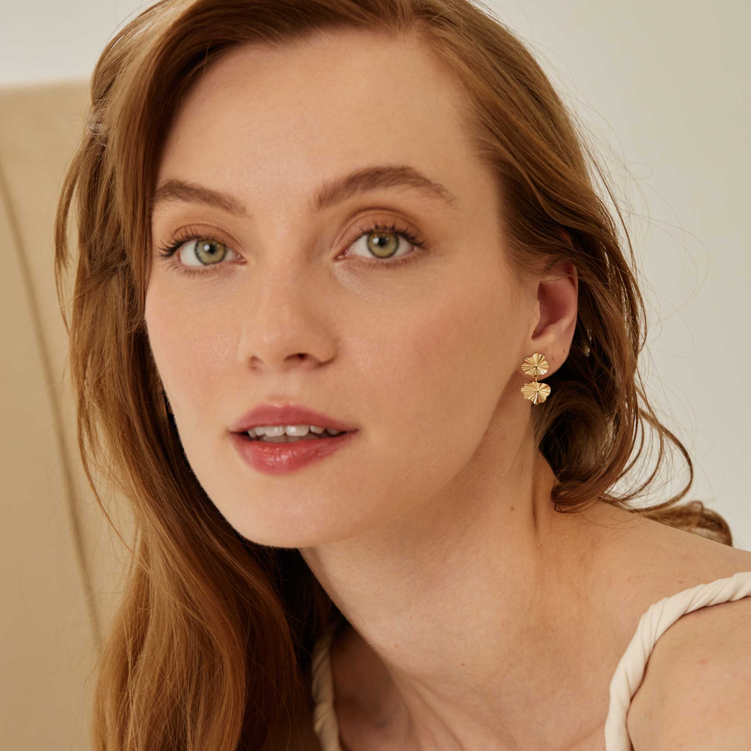 Leya Earrings - 14K Gold