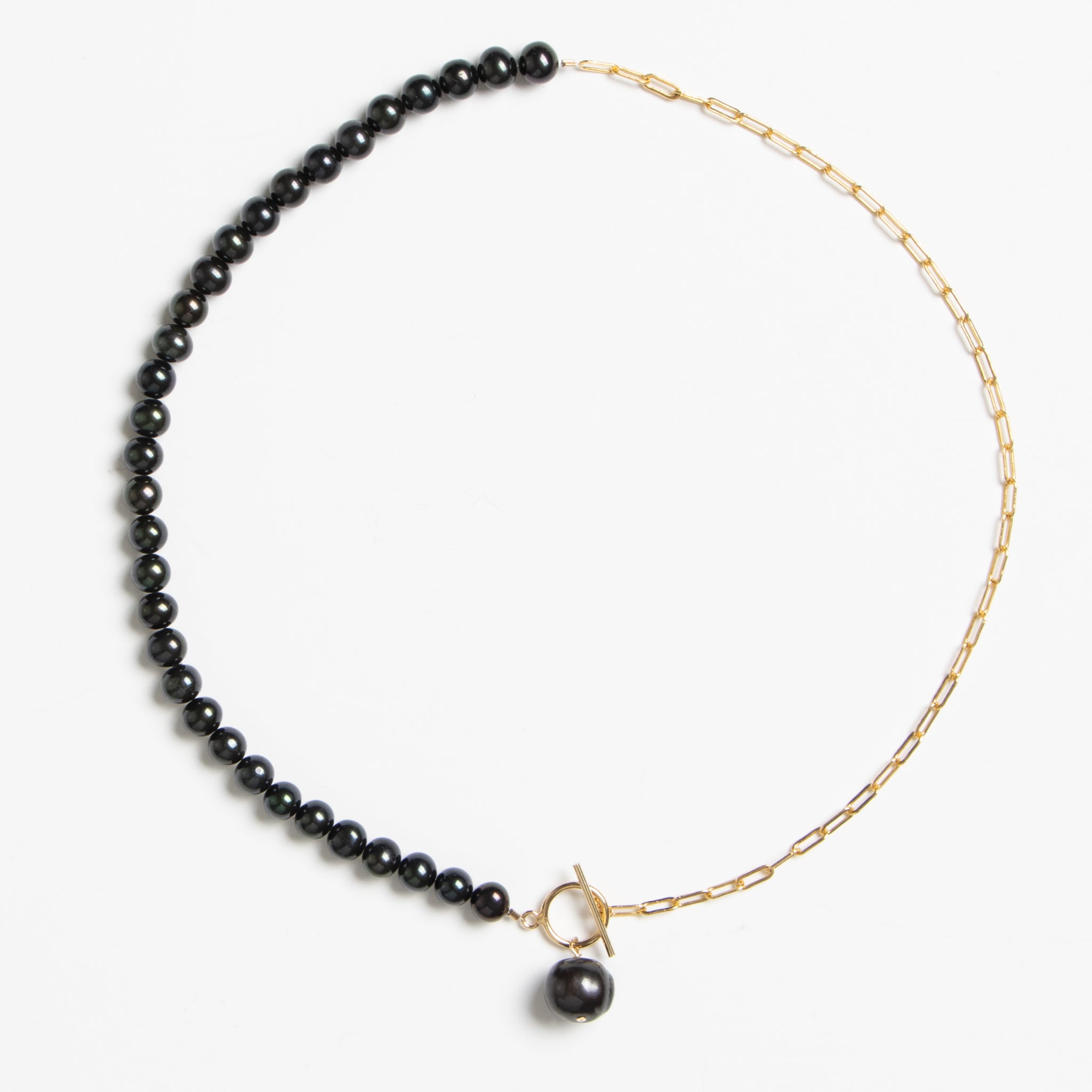 Doris Black Pearl Necklace