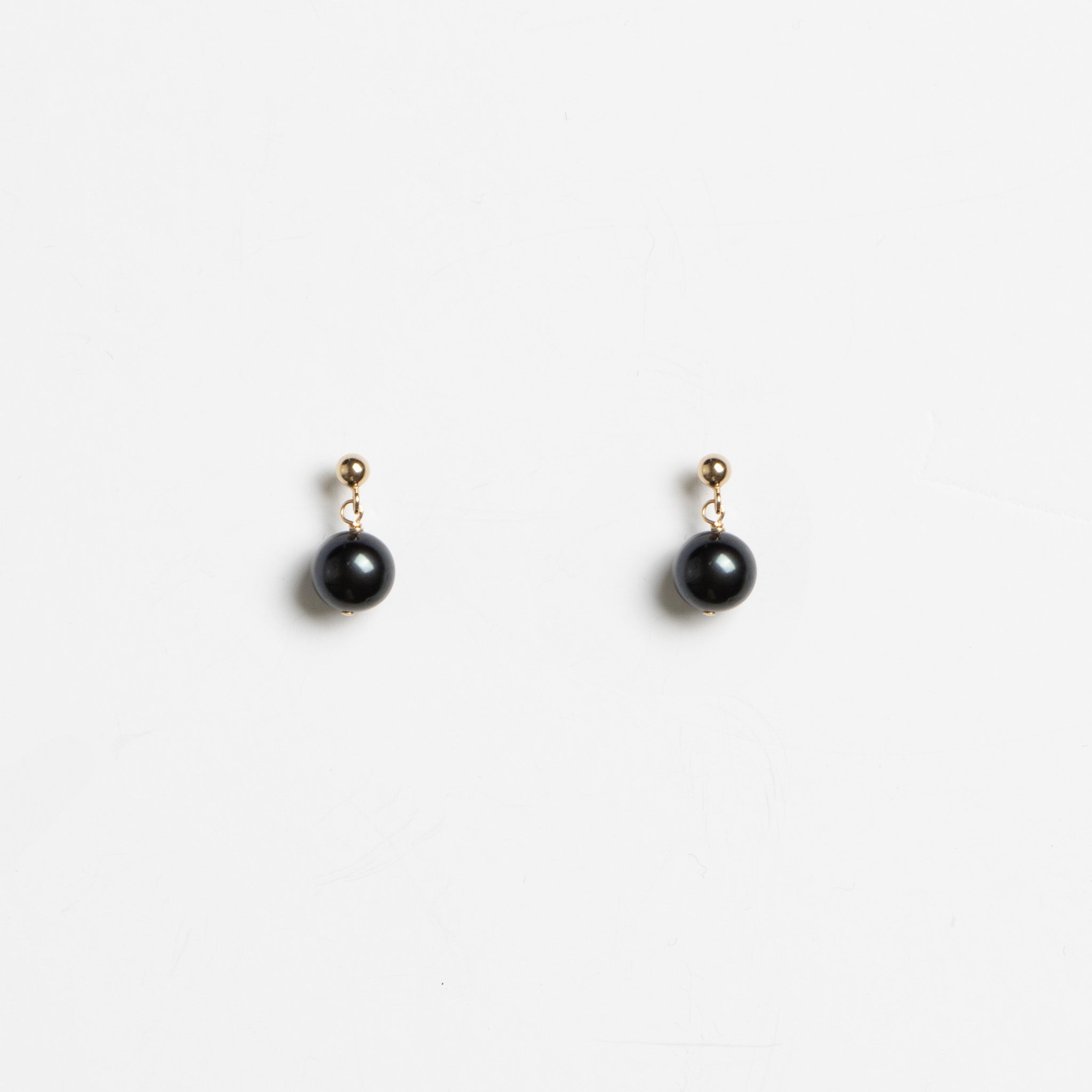 Coco Black Pearl Earrings