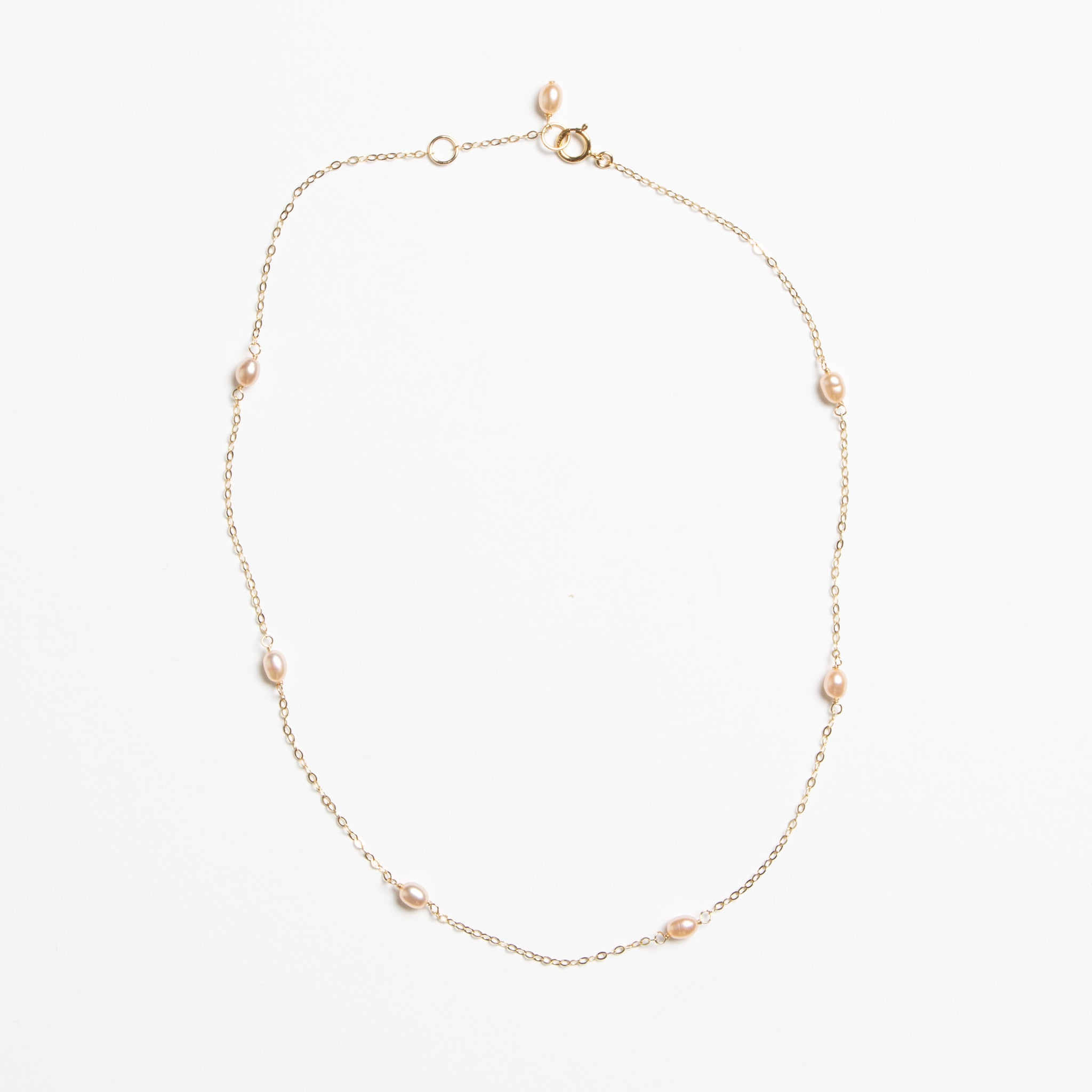 Stella Pink Pearl Necklace