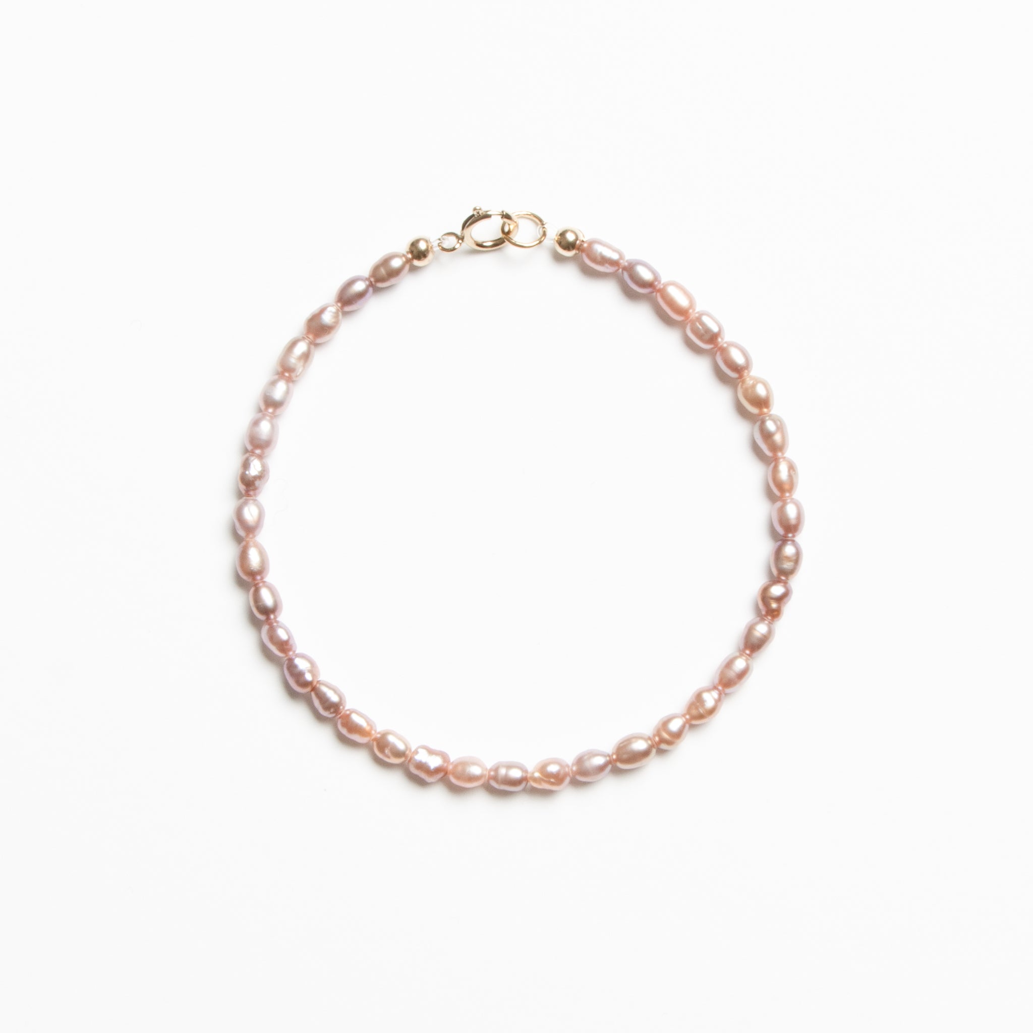 Hope Pink Pearl Bracelet