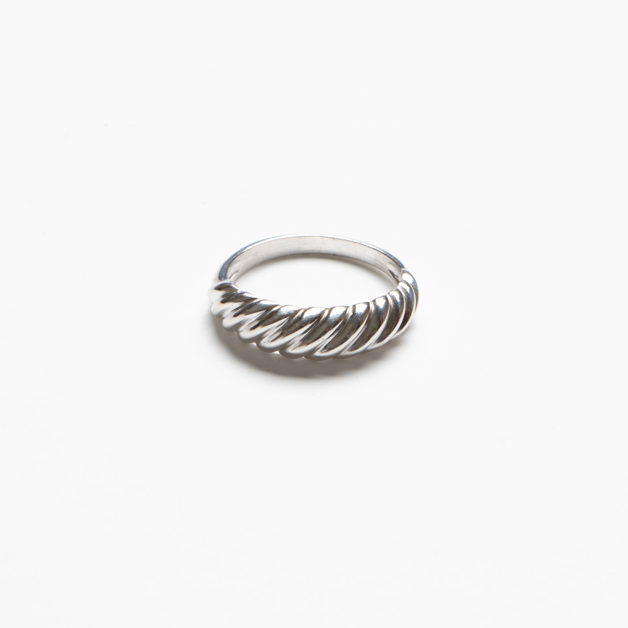 Croissant Silver Ring