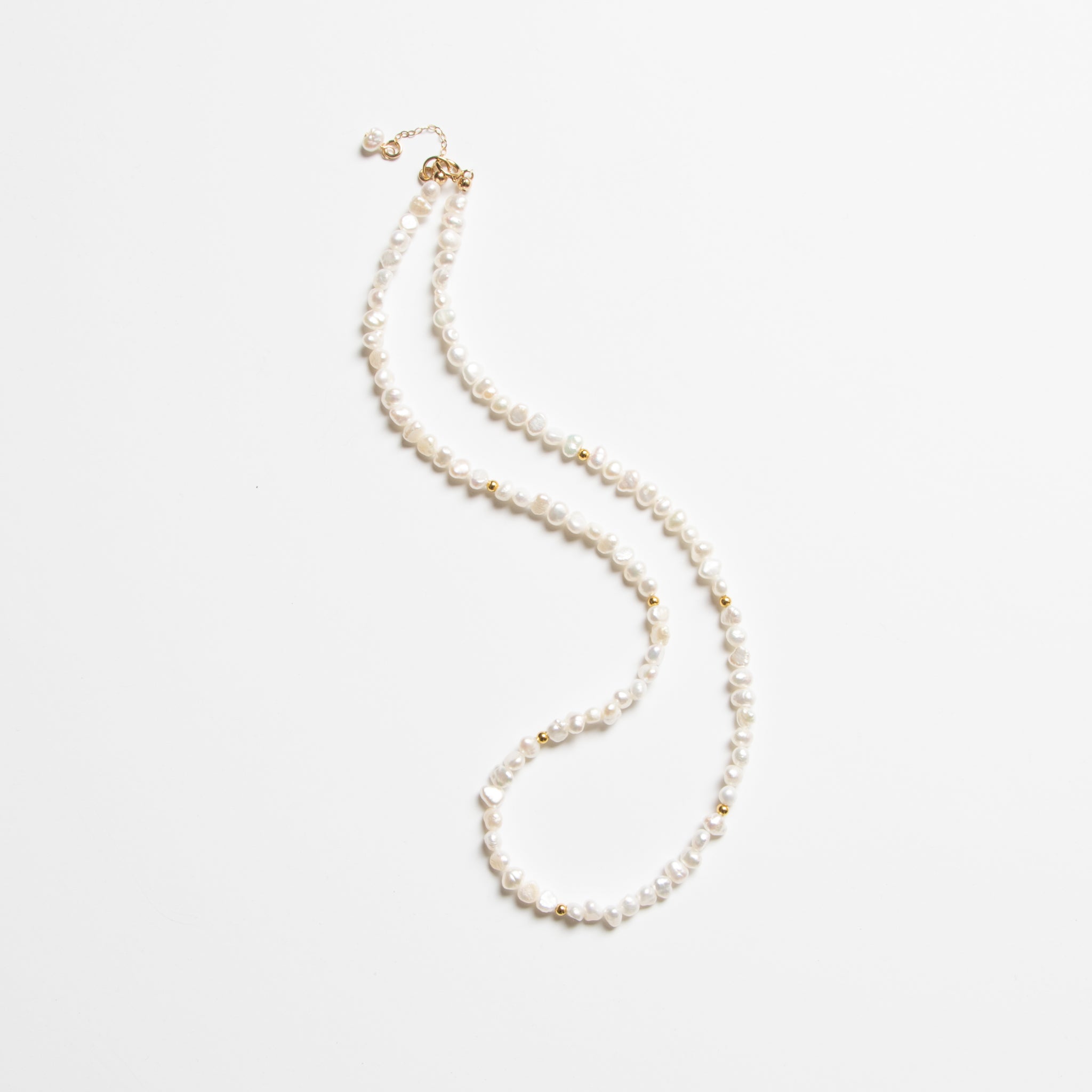Amalfi Necklace- Pearls & Gold