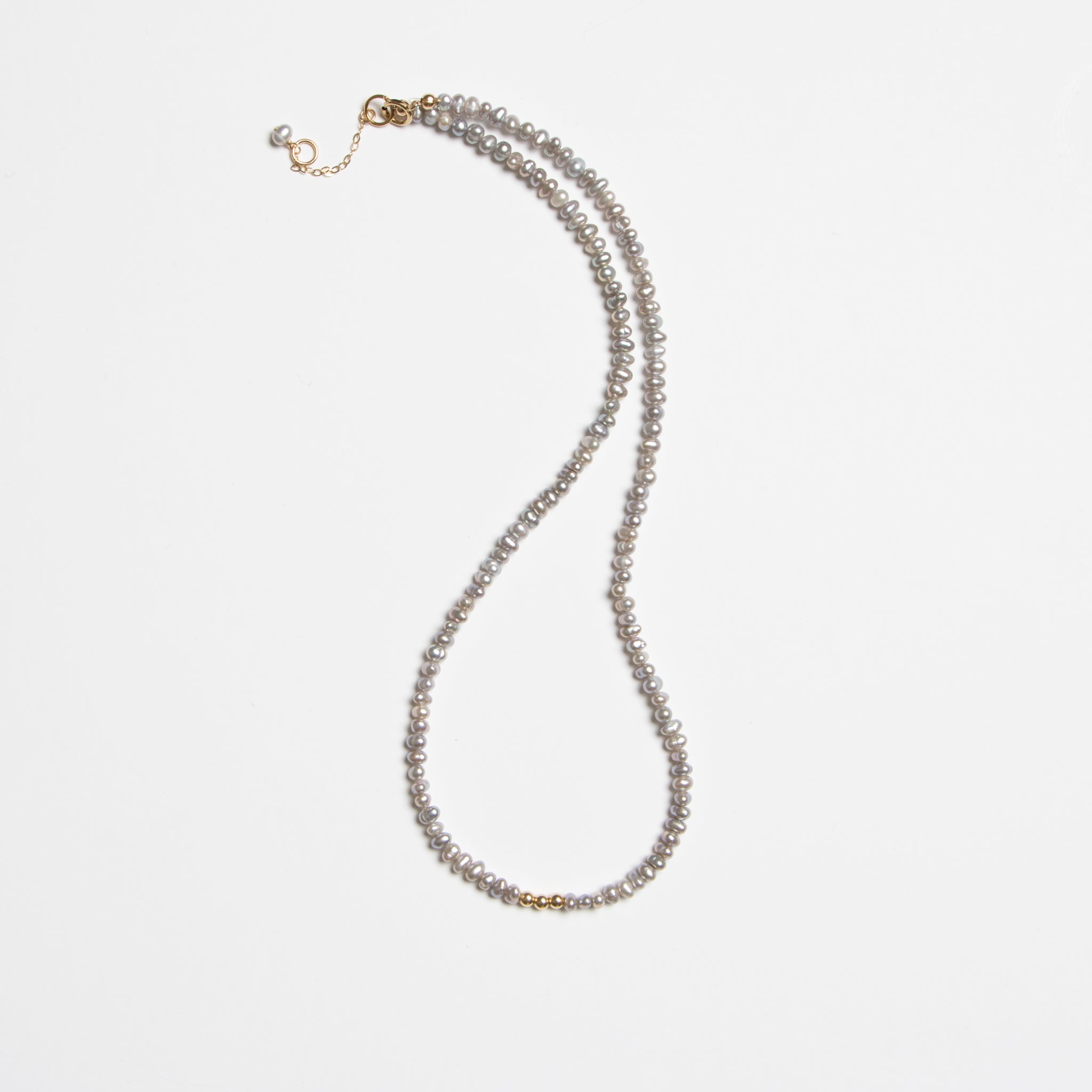 Cella Necklace - Pearls & Gold