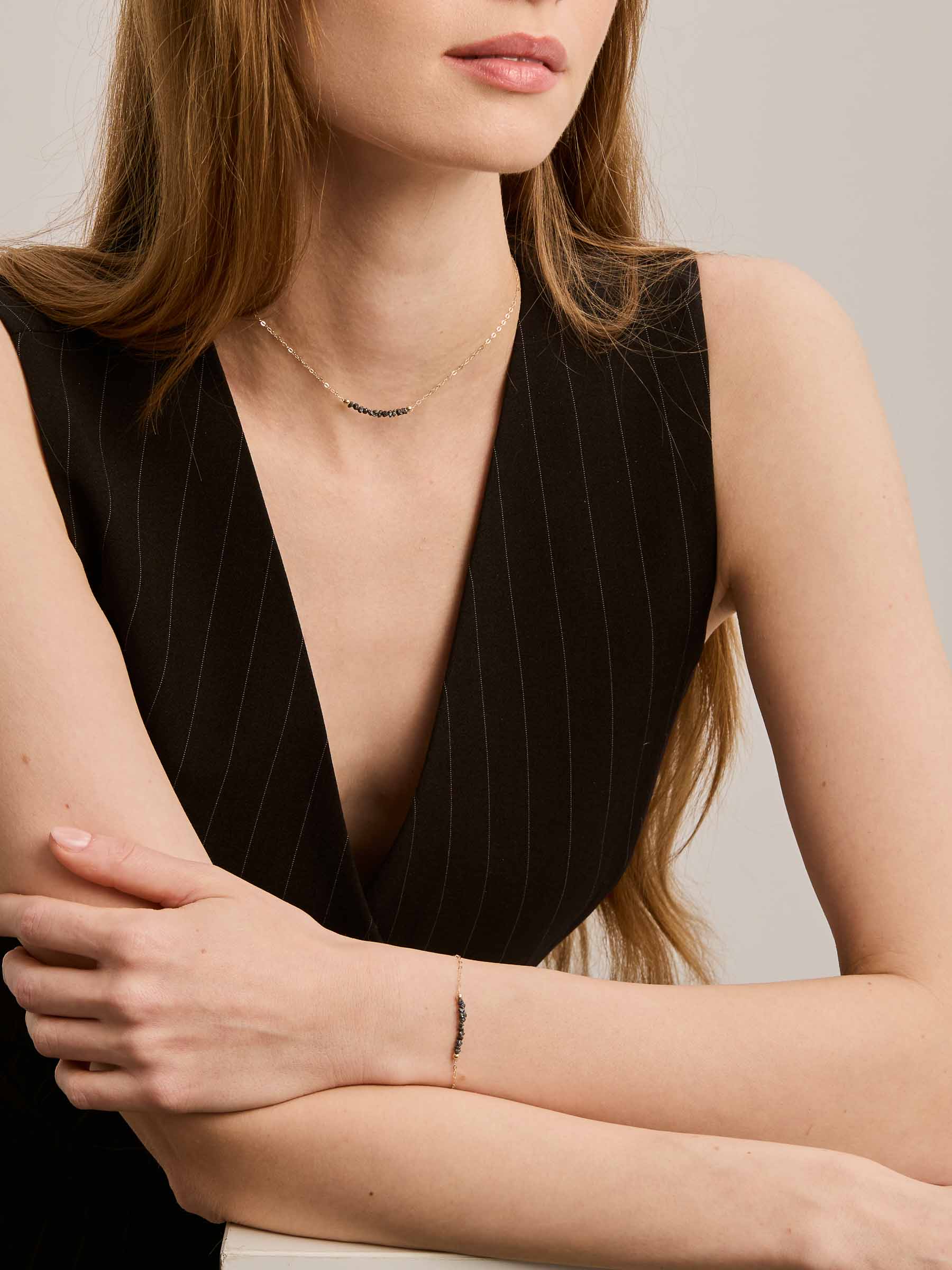 Lorain Bracelet - Black Diamonds