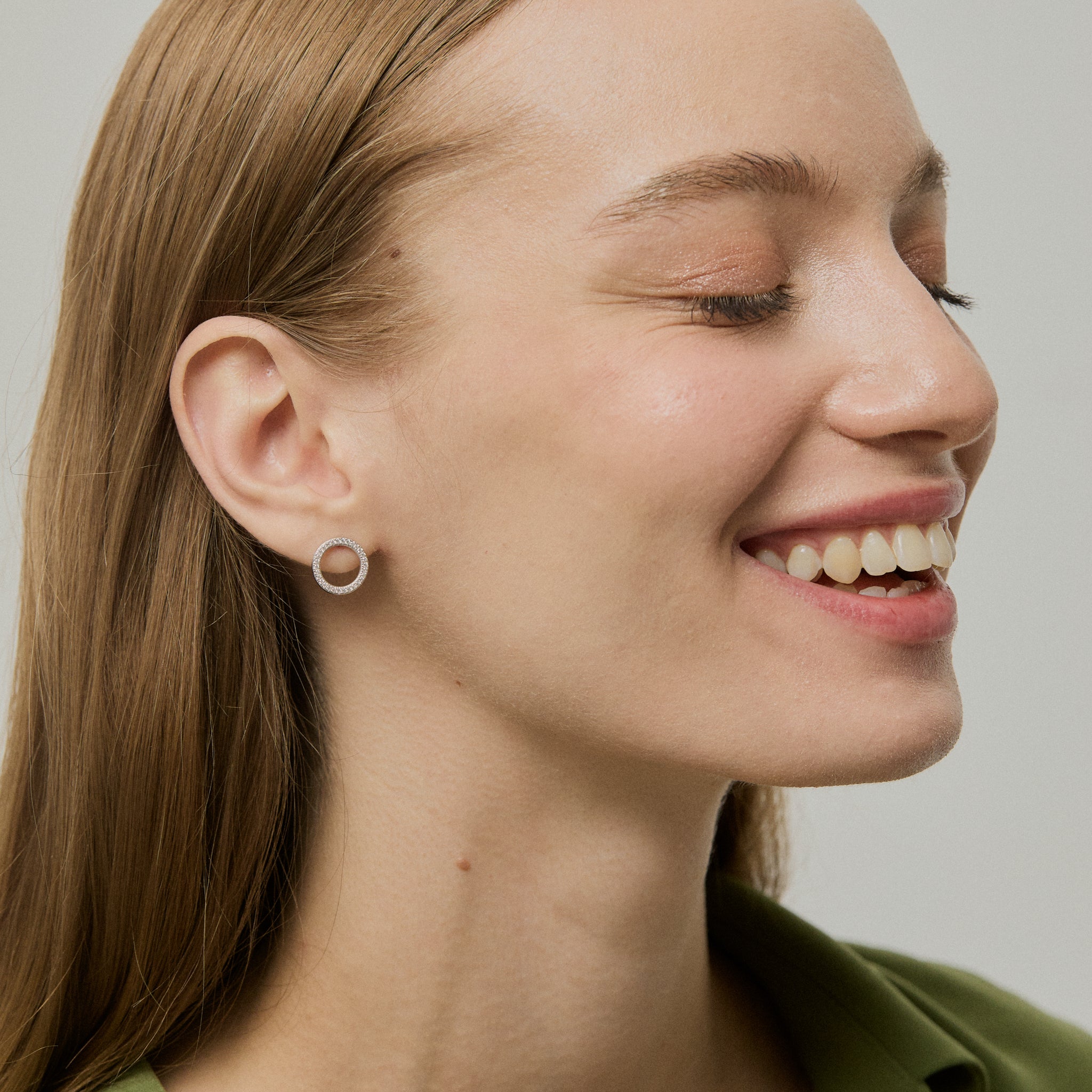 Shiny Circles Earrings