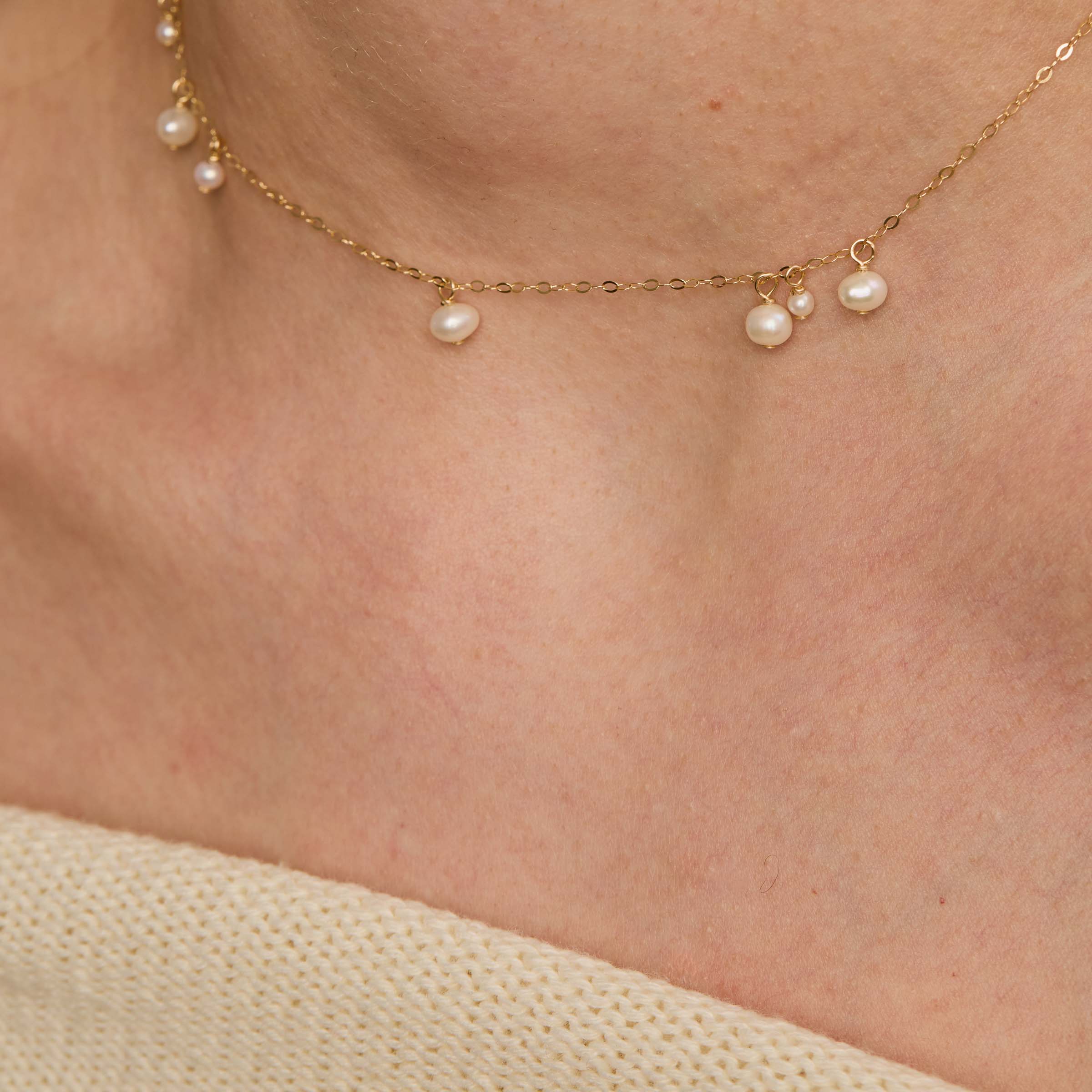 Stardust Chain - Pearls & Gold