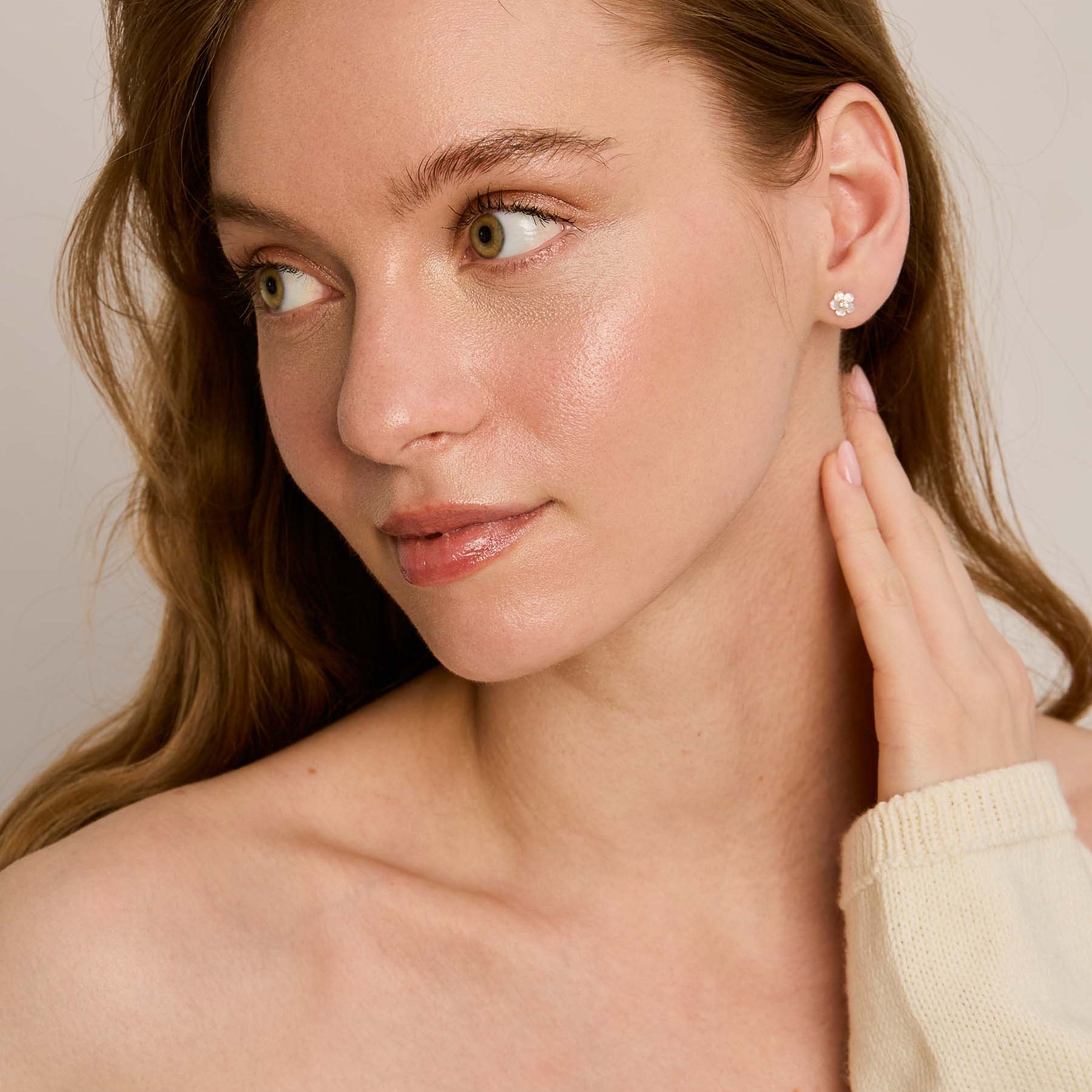 Sakura Earrings - 14K Gold