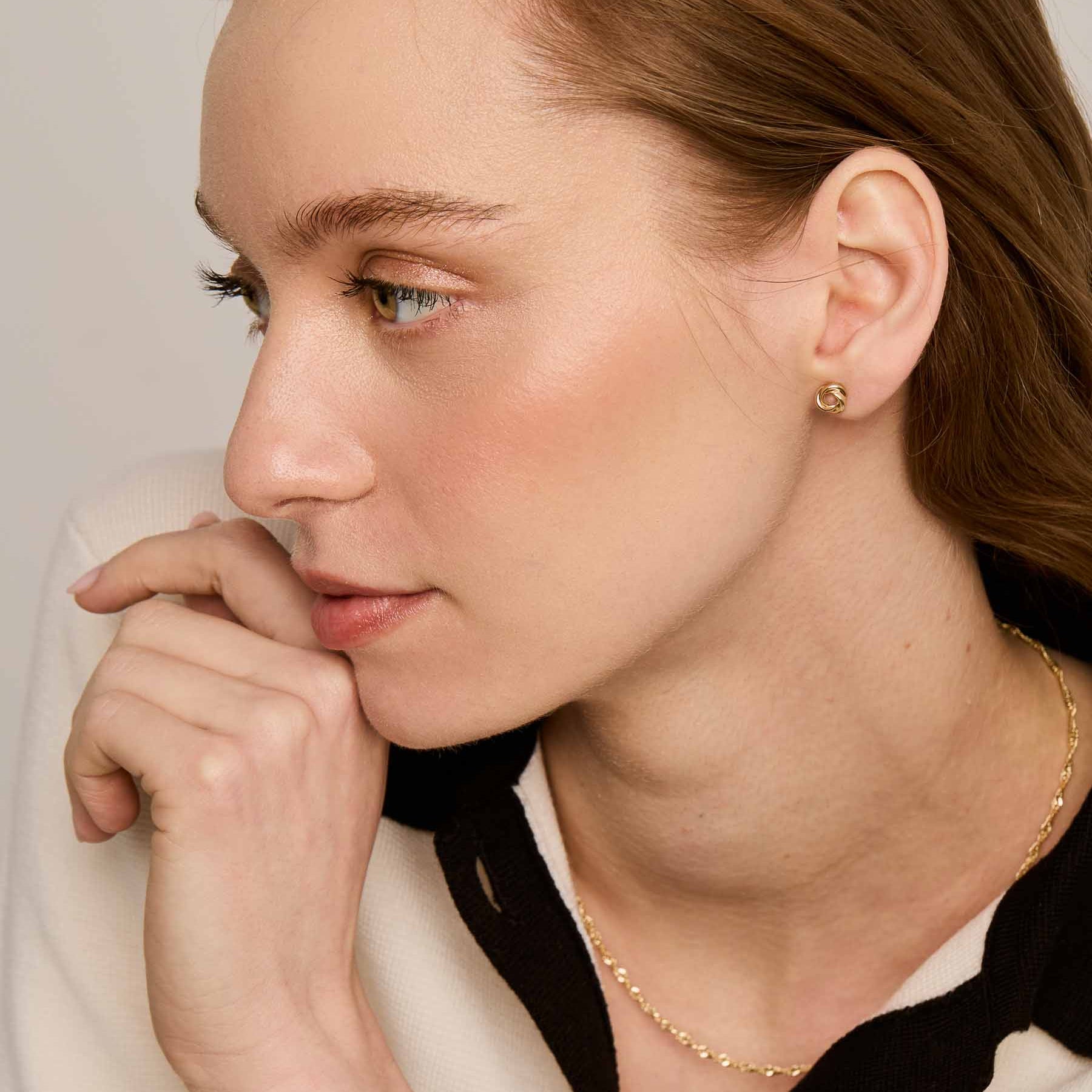 Infinity Earrings - 14K Gold