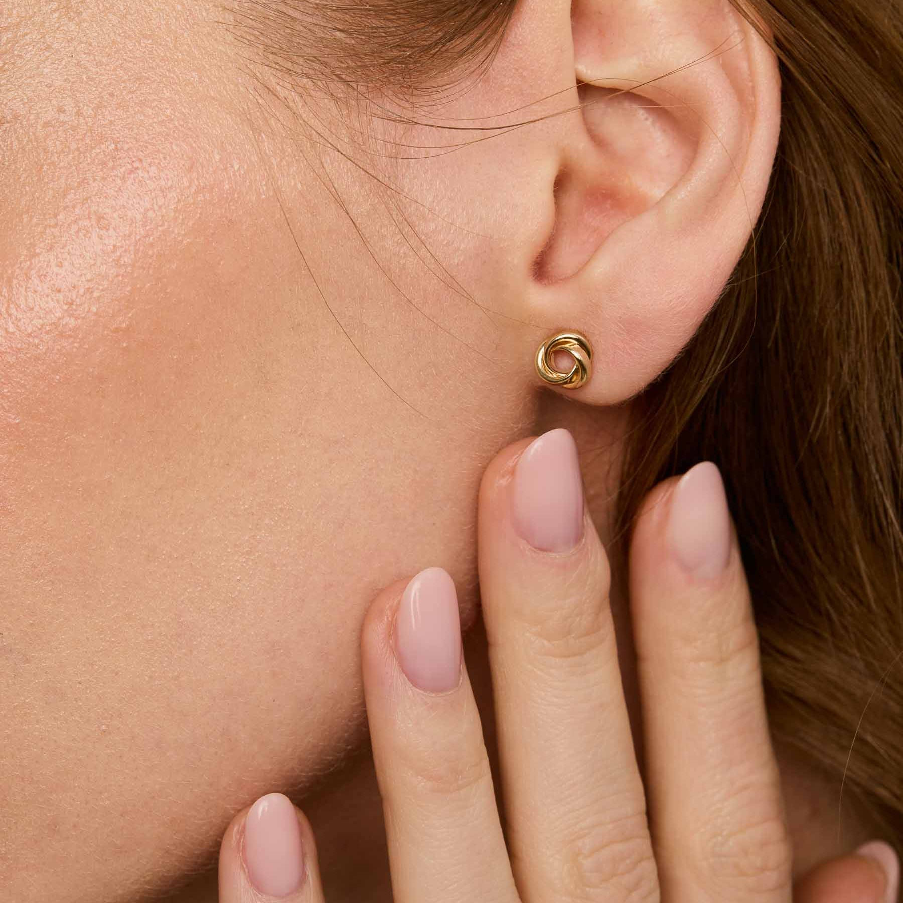 Infinity Earrings - 14K Gold