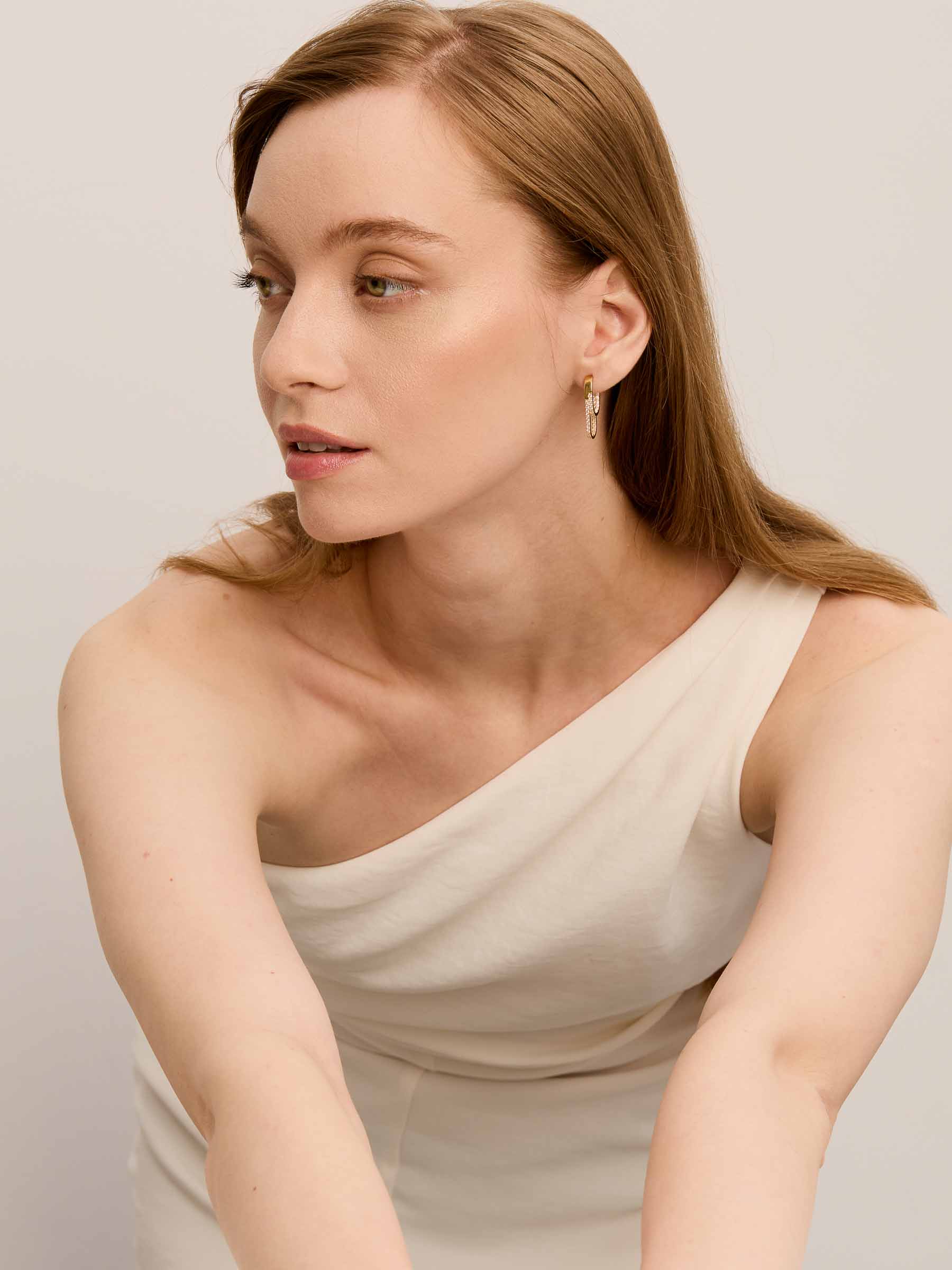 Rika Earrings Big - Silver