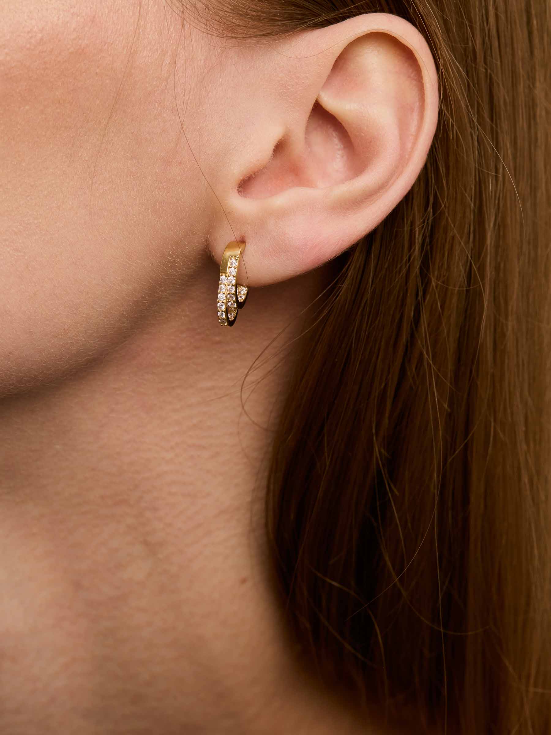 Rika Earrings Medium - Silver