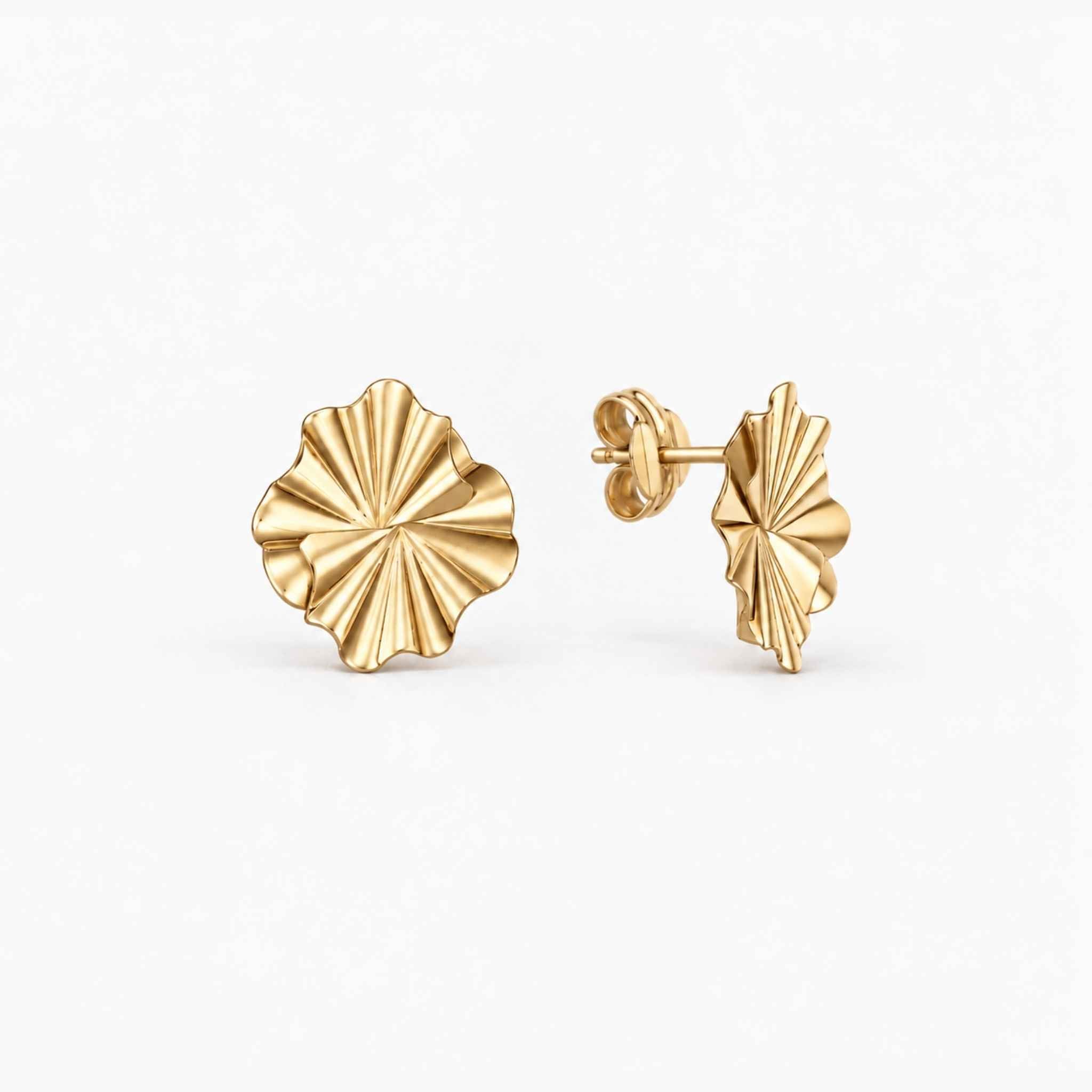 Cercei Stud „Ayia” din Aur 14K