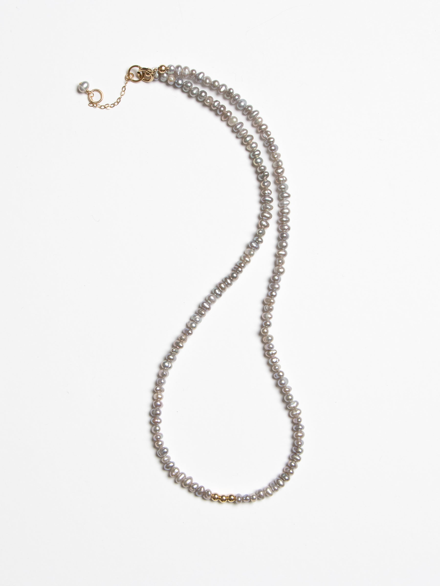 Cella Necklace - Pearls & Gold
