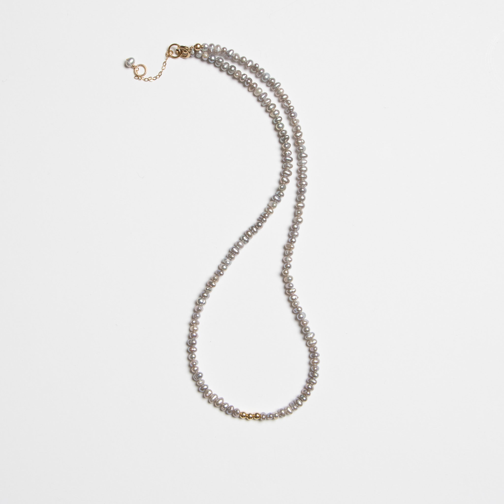 Cella Necklace - Pearls & Gold