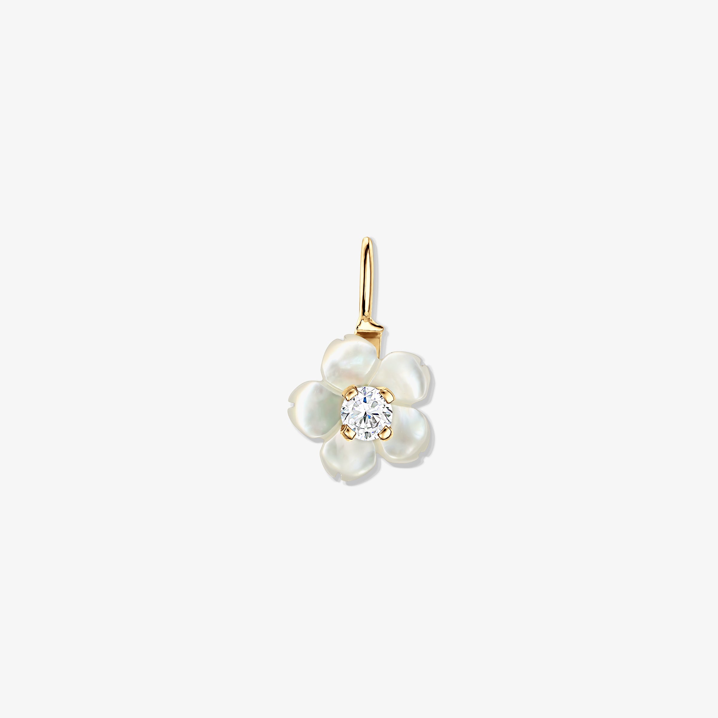 Pandantiv „Sakura” din Aur 14K • Sidef Natural