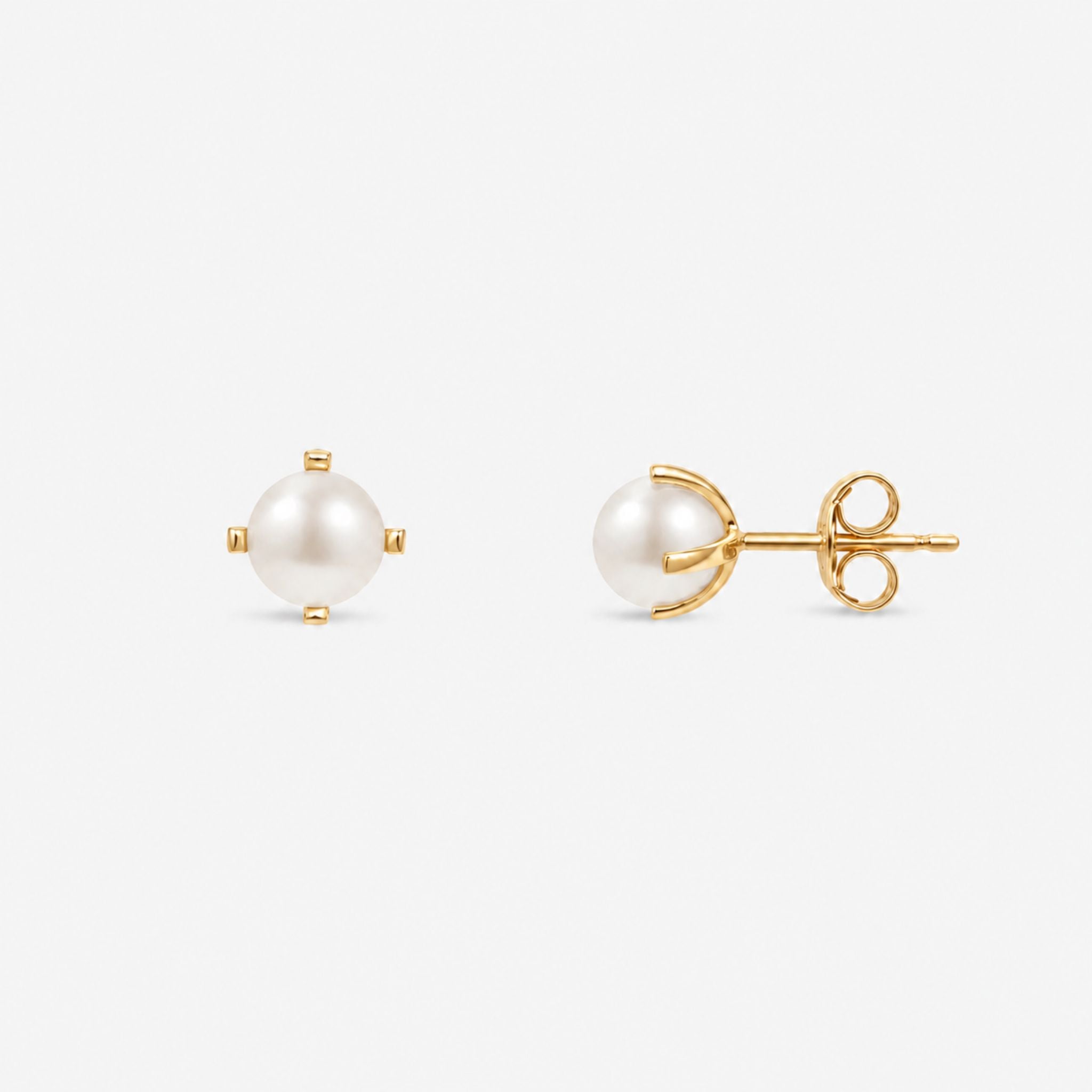 Miko Earrings - 14K Gold & Pearls