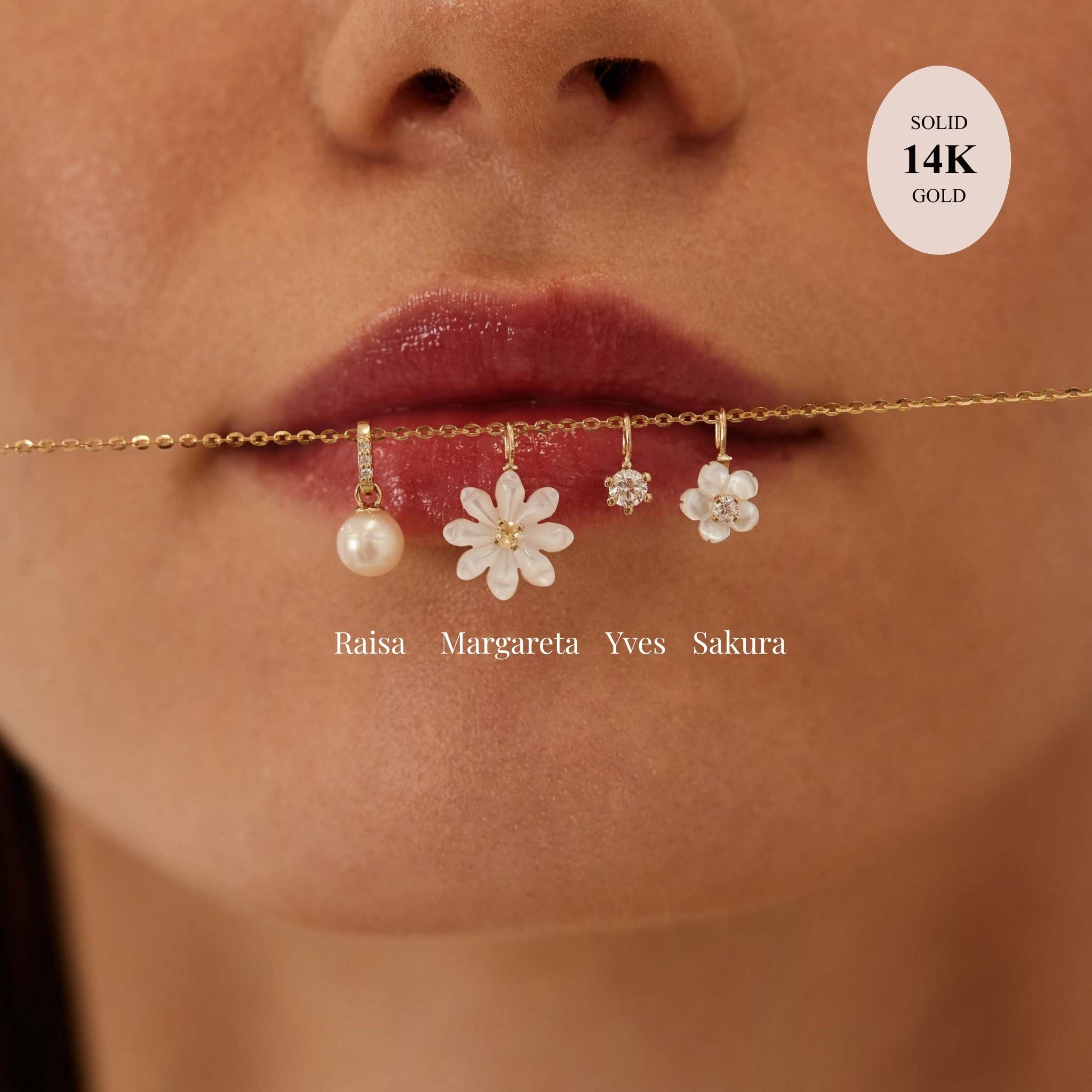 Raisa Pendant - 14K Gold & Diamonds