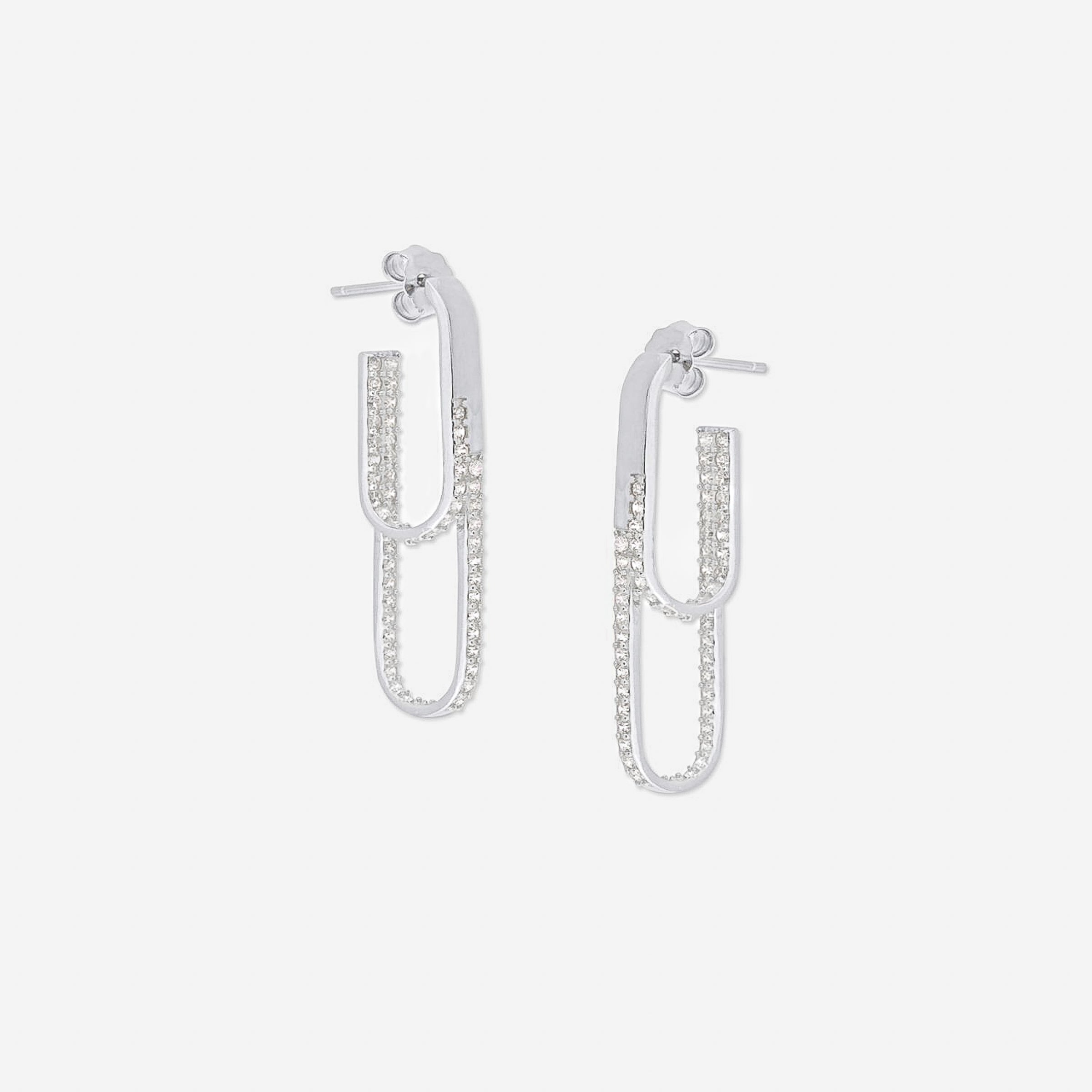 Rika Earrings Big - Silver