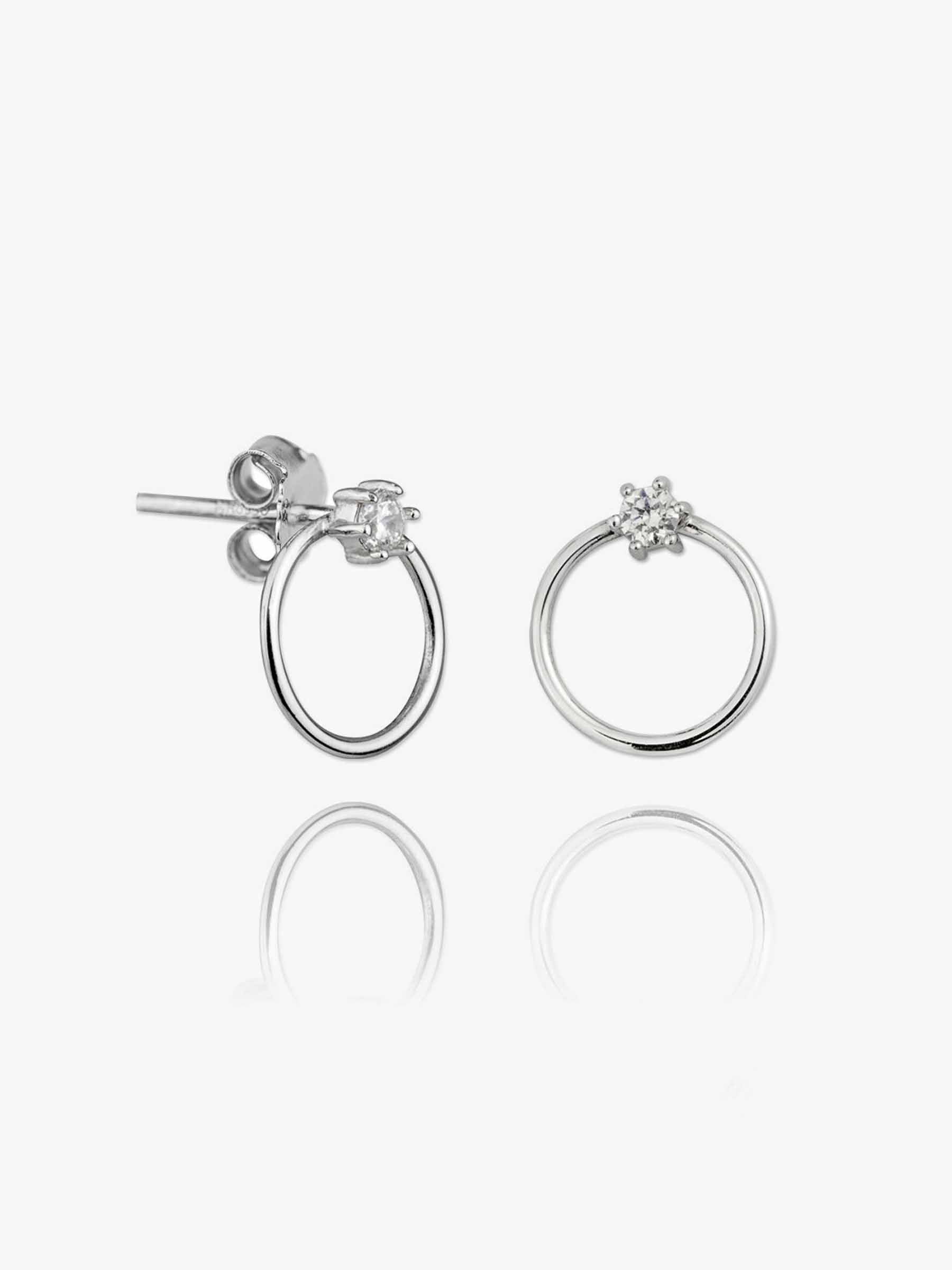 Rosa Earrings - Silver