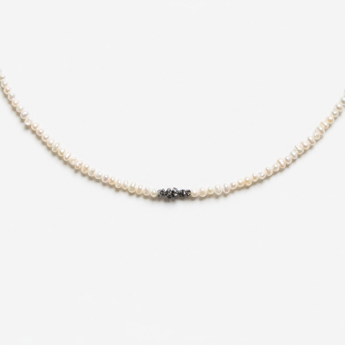 Colier „Sayuri" din Perle AAA, Diamante Brute cu Aur 14K