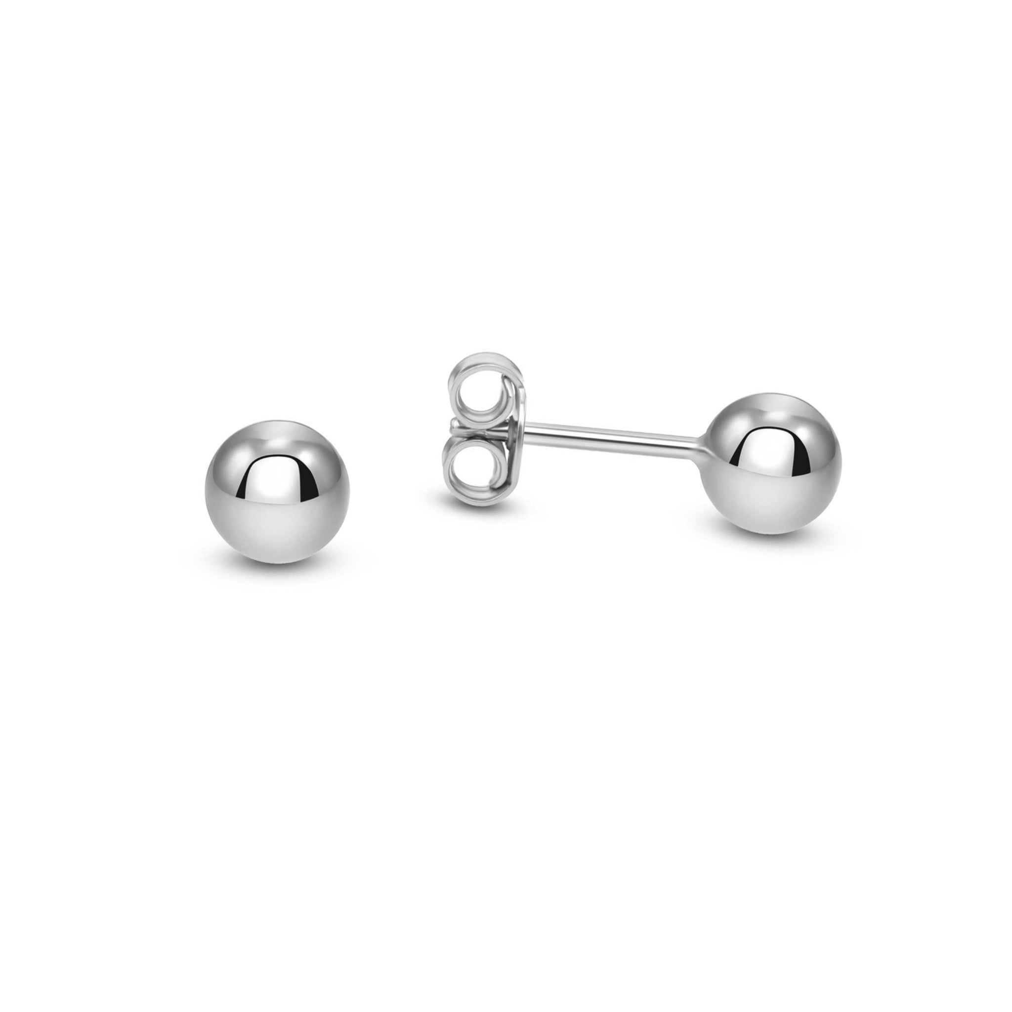 Sphere Earrings M - Silver