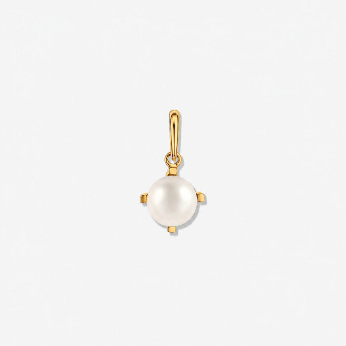 Pandantiv „Miko” din Aur 14K cu Perlă Naturală AAA 6 mm