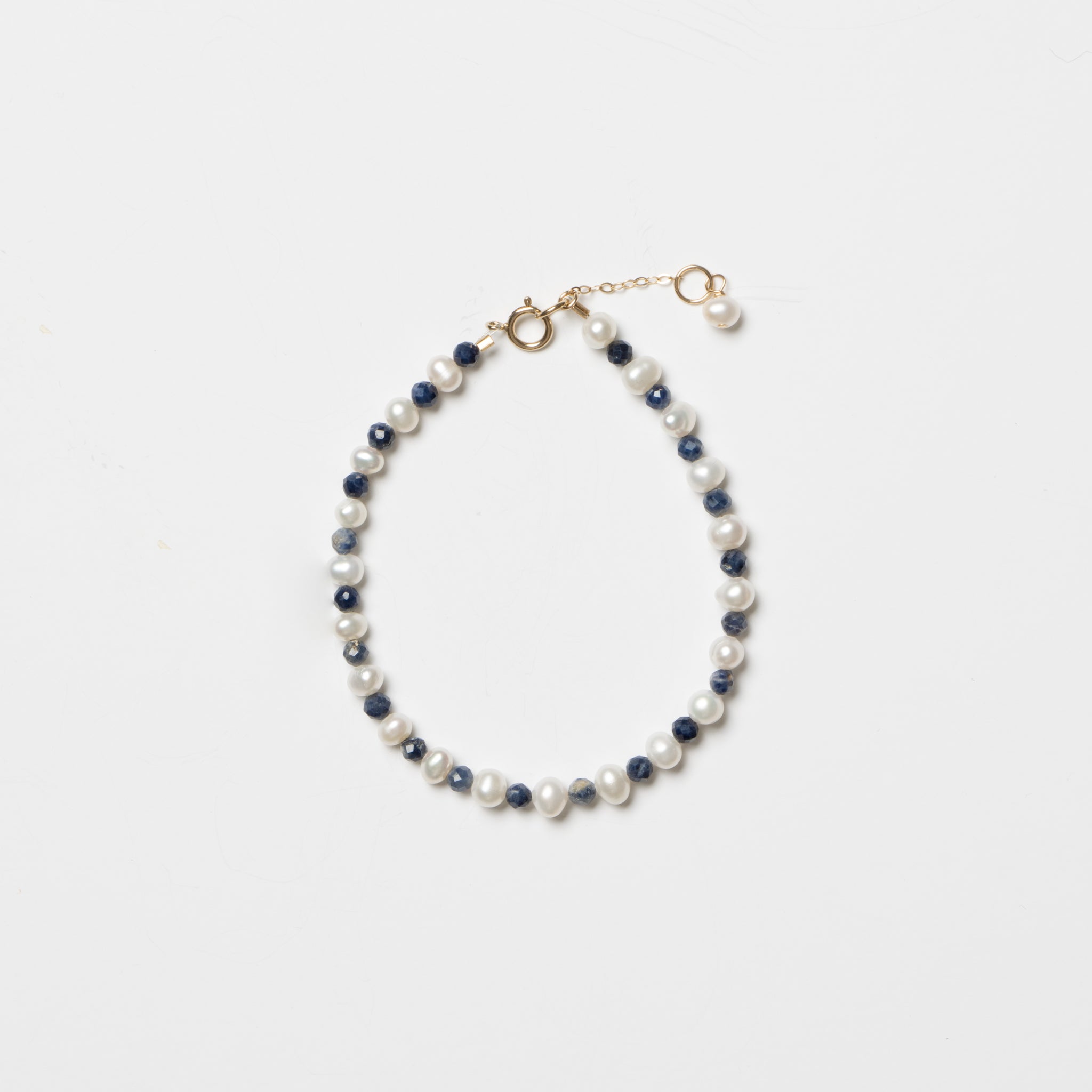Sapphire Pearl Bracelet